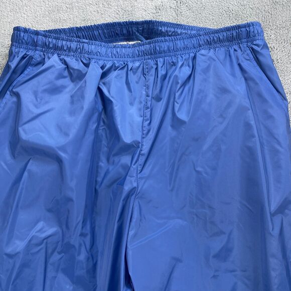 Vintage Nike Track Pants Mens 2XL Blue Windbreaker Waterproof Ankle Zip - Picture 3 of 16